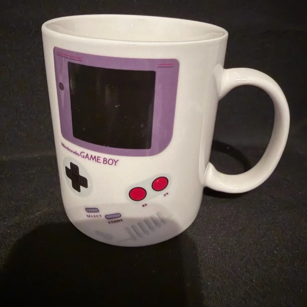 Nintendo Game Boy White Ceramic Mug